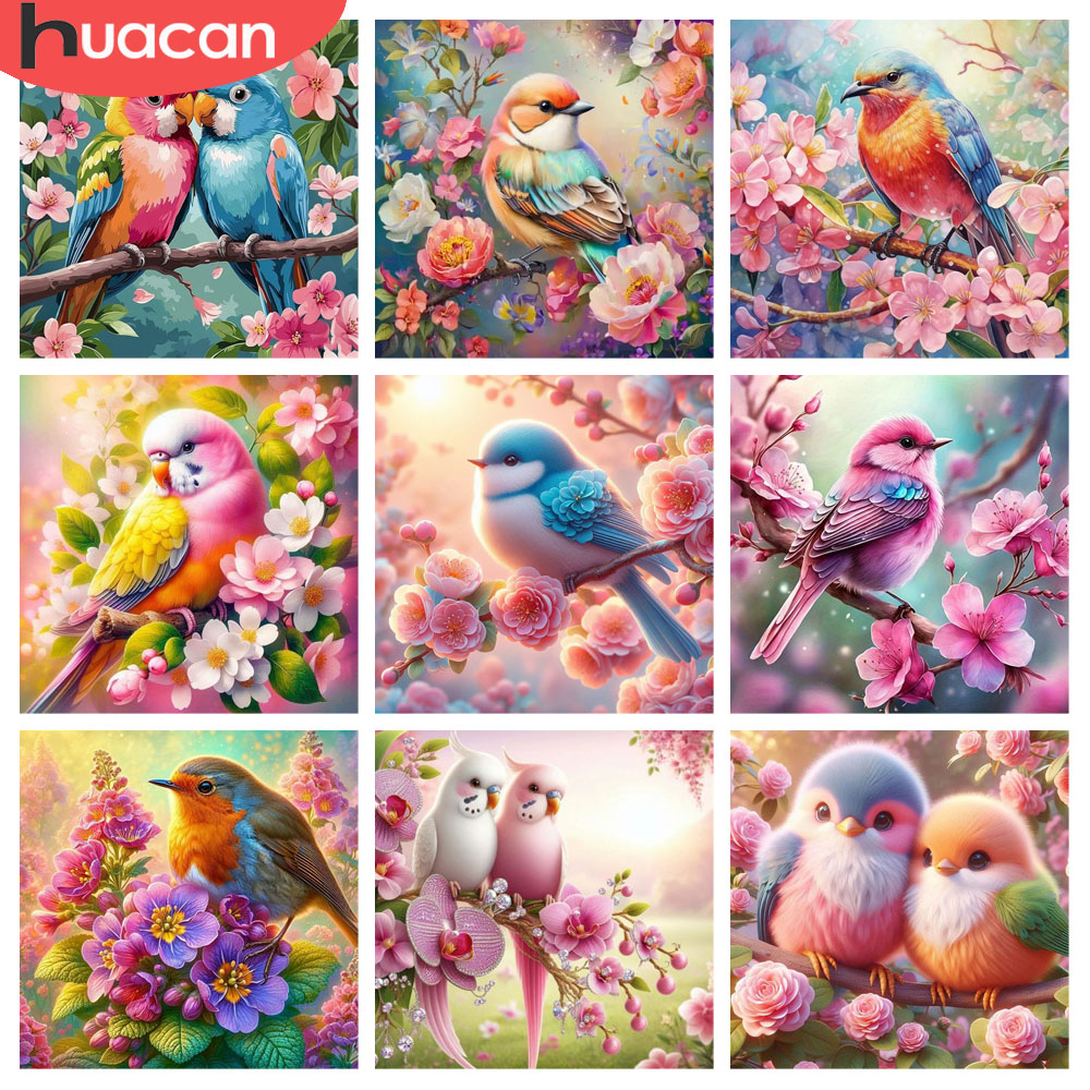 HUACAN Diamond Painting Bird F - Photo Mosaic Print recension och pris