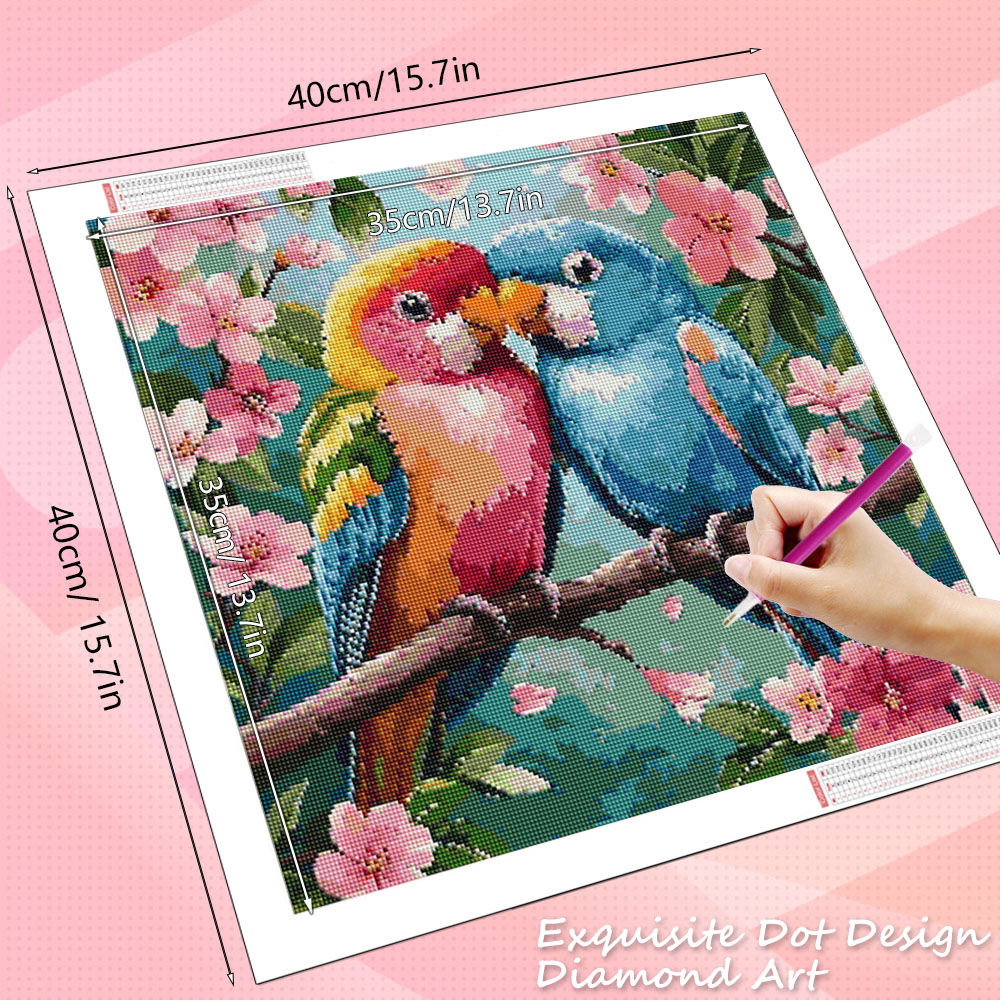 HUACAN Diamond Painting Bird F - Photo Mosaic Print recension och pris