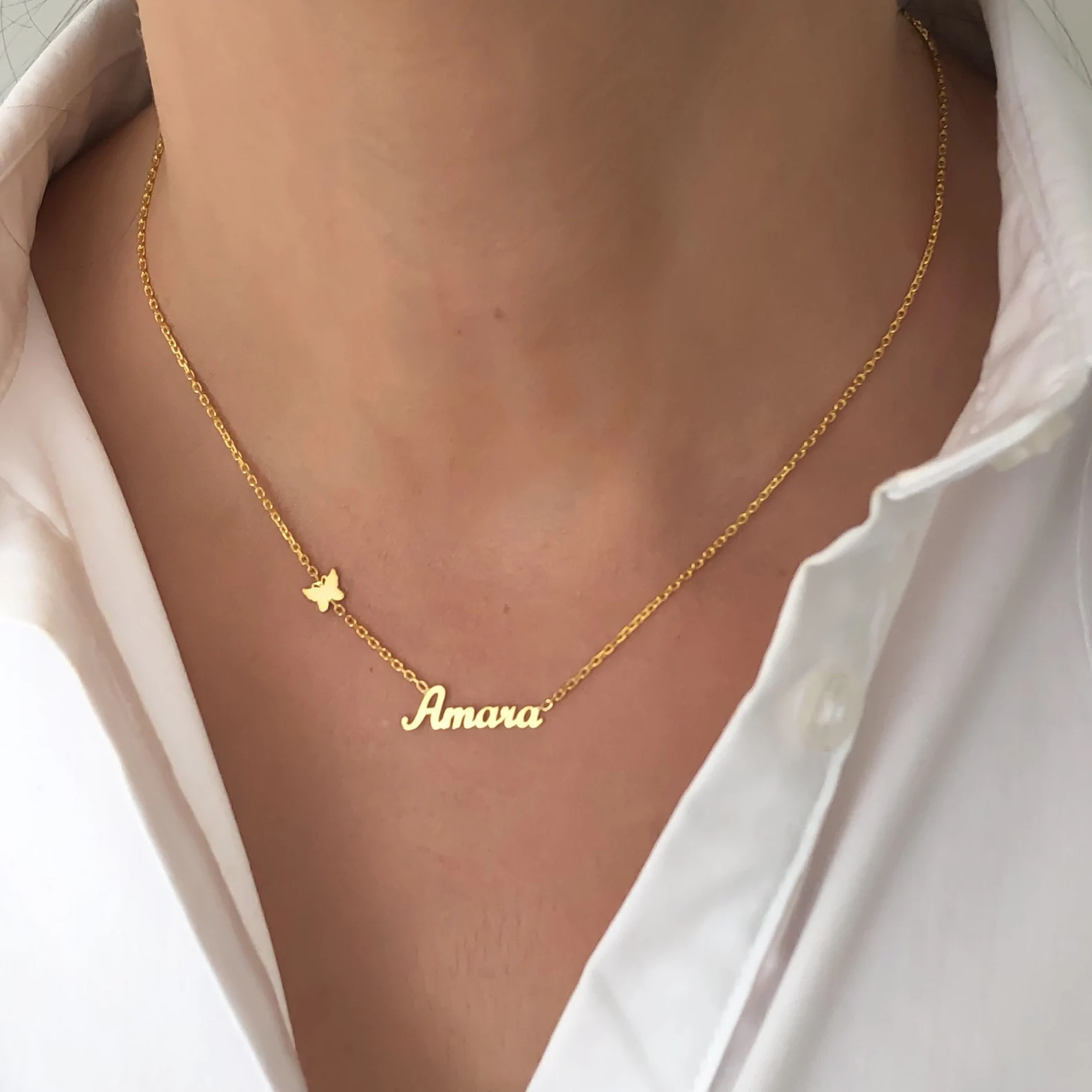Personalized Customized Butter - Birth Flower Necklace recension och pris