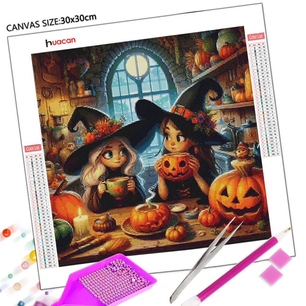 Huacan Halloween Decoration Di - Photo Mosaic Print recension och pris