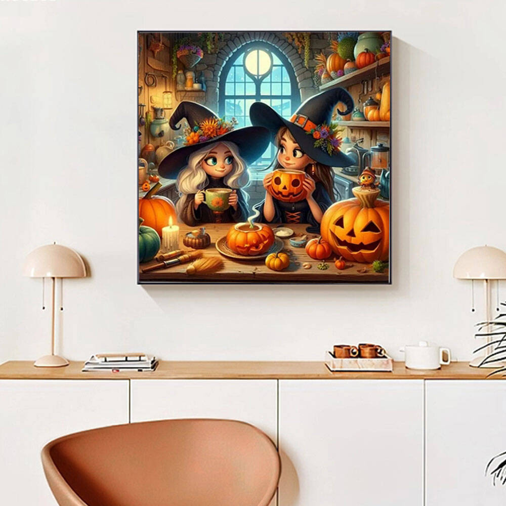 Huacan Halloween Decoration Di - Photo Mosaic Print recension och pris