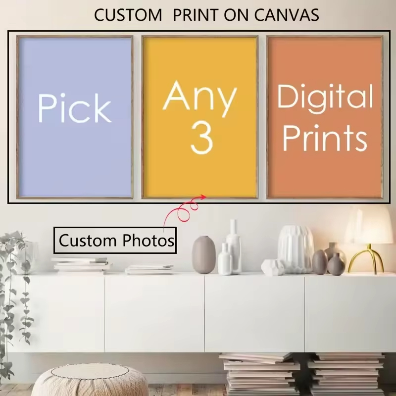 3pcs unframe custom canvas pos - Pet Portrait Custom recension och pris