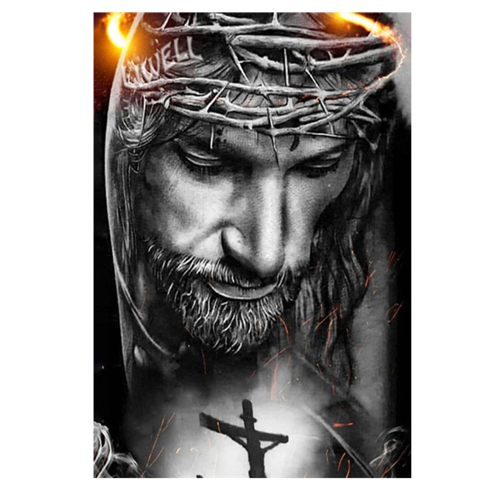 Jesus 5D DIY Diamond Painting  - Photo Mosaic Print recension och pris