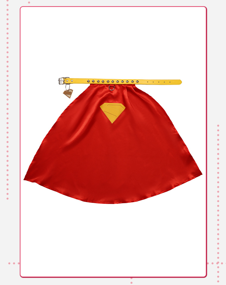 Red Krypto Cosplay Cloak Super - Pet Portrait Custom recension och pris