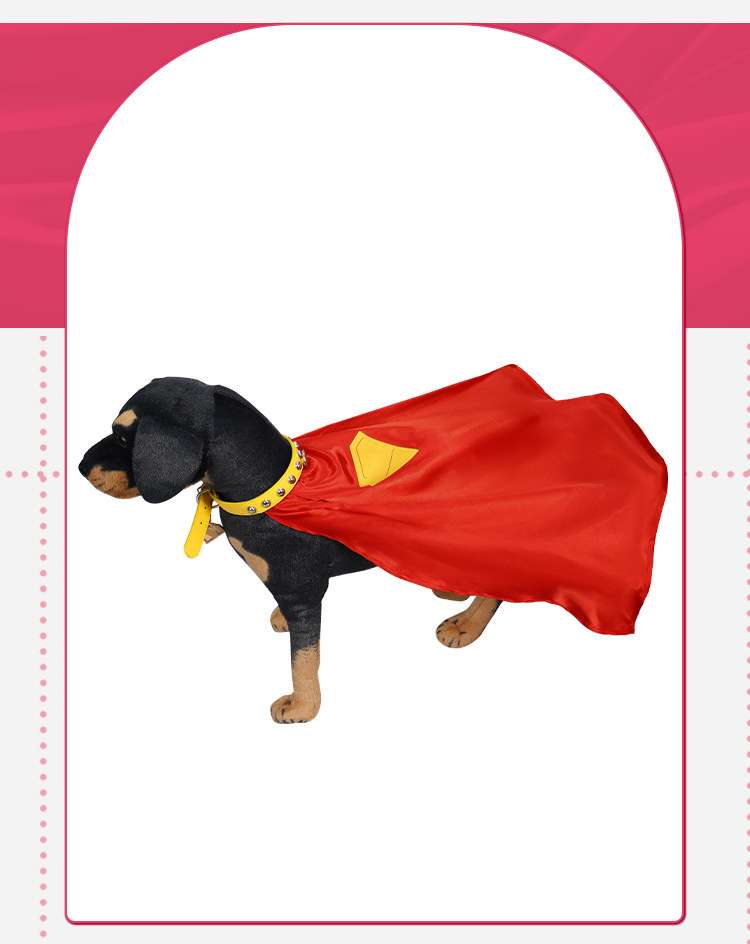 Red Krypto Cosplay Cloak Super - Pet Portrait Custom recension och pris