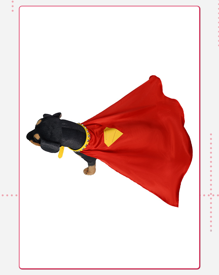 Red Krypto Cosplay Cloak Super - Pet Portrait Custom recension och pris